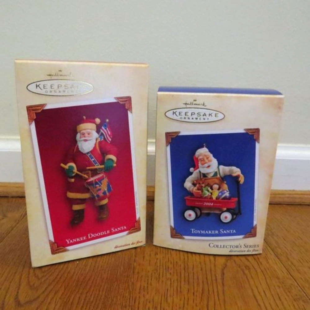 Hallmark Santa Ornaments